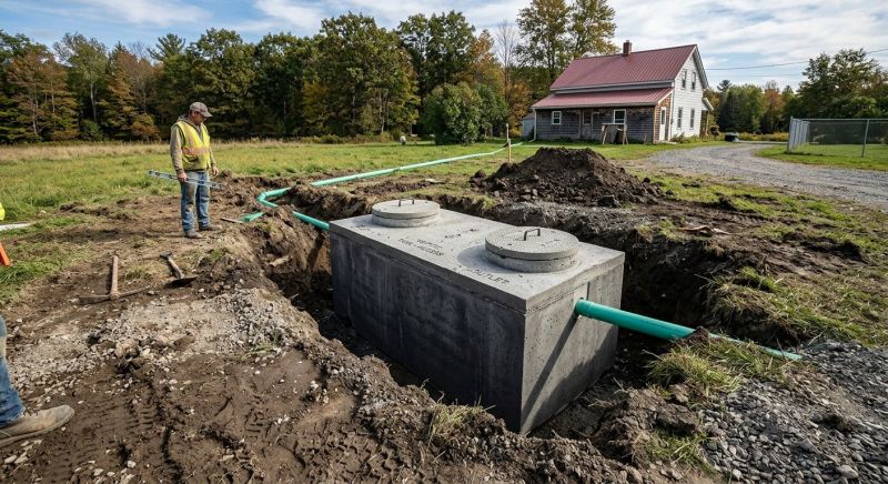 Aerobic Sewage Installation in Austin, TX